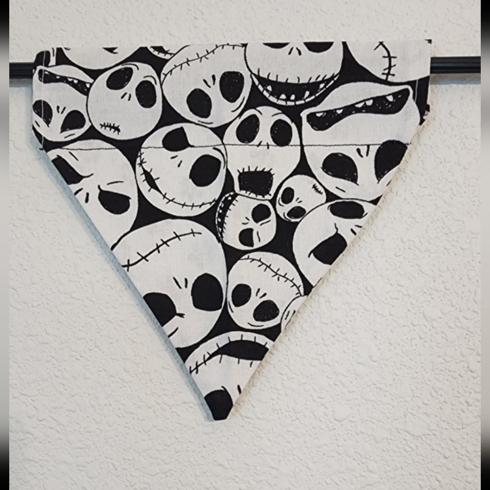 SMALL Jack Skellington Skull Bandana